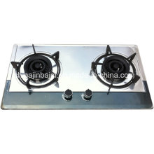 2 Burners 710 Length Color-Coated Stainless Steel Built-in Hob/Gas Hob